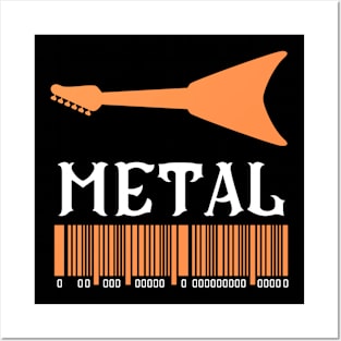 Metal Music Design Posters and Art